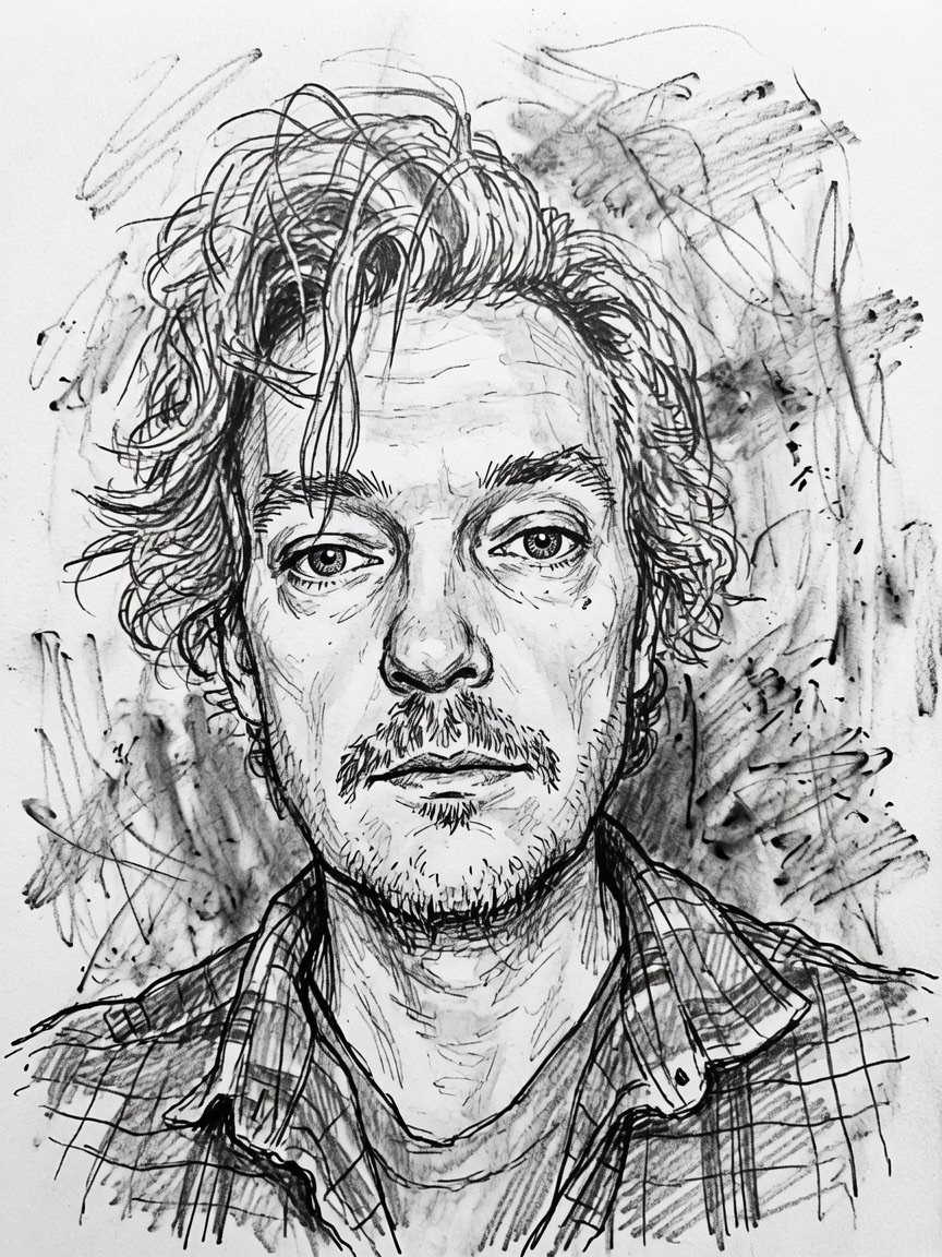 Getekend portret van Jasper de Langen